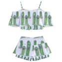 Prickle Plants Kids  Off Shoulder Skirt Bikini View2