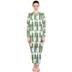 Prickle Plants Onepiece Jumpsuit (ladies)  by ArtByAng