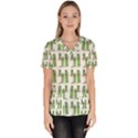 Prickle Plants Women s V-Neck Scrub Top View1