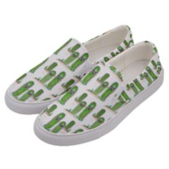 Prickle Plants Men s Canvas Slip Ons by ArtByAng