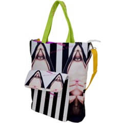 Designed By Revolution Child  Black & White  Shoulder Tote Bag