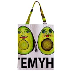 Avofamilyhass Zipper Classic Tote Bag by ArtByAng