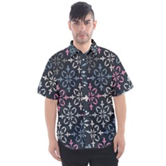 Background Wallpaper Abstract Art Men s Short Sleeve Shirt