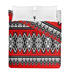 Decoration Pattern Style Retro Duvet Cover Double Side (full/ Double Size) by Nexatart