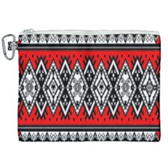 Decoration Pattern Style Retro Canvas Cosmetic Bag (xxl) by Nexatart