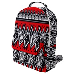 Decoration Pattern Style Retro Flap Pocket Backpack (small)