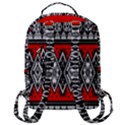 Decoration Pattern Style Retro Flap Pocket Backpack (Large) View3