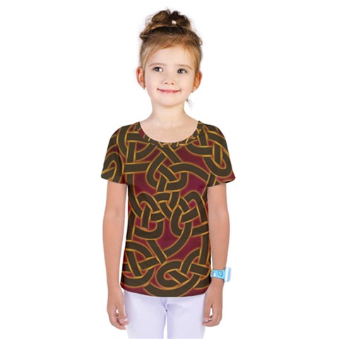 Beautiful Art Pattern Kids  One Piece Tee by Nexatart