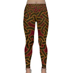 Beautiful Art Pattern Lightweight Velour Classic Yoga Leggings