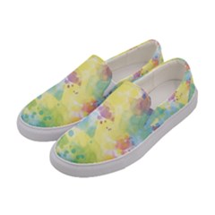 Abstract Pattern Color Art Texture Women s Canvas Slip Ons by Nexatart