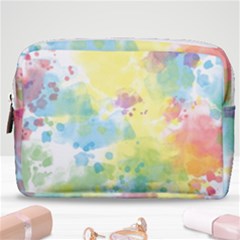 Abstract Pattern Color Art Texture Make Up Pouch (medium)