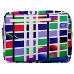 Color Graffiti Pattern Geometric Make Up Pouch (large)