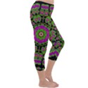 Flowers And More Floral Dancing A Happy Dance Capri Winter Leggings  View3