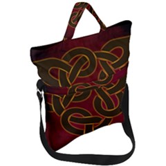 Beautiful Art Pattern Fold Over Handle Tote Bag