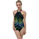 Nature Desktop Flora Color Pattern Go with the Flow One Piece Swimsuit View1