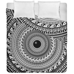 Graphic Design Round Geometric Duvet Cover Double Side (california King Size) by Nexatart