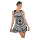 Graphic Design Round Geometric Cotton Racerback Dress View1