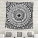 Graphic Design Round Geometric Square Tapestry (Large) View2