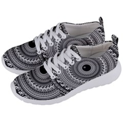 Graphic Design Round Geometric Men s Lightweight Sports Shoes by Nexatart