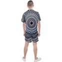 Graphic Design Round Geometric Men s Mesh Tee and Shorts Set View2