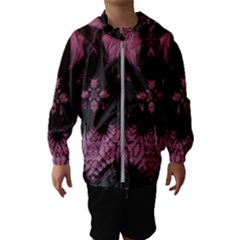 Glitch Glitch Art Grunge Distortion Hooded Windbreaker (kids)