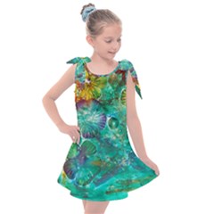 Underwater Summer Kids  Tie Up Tunic Dress by arwwearableart