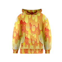 Candy Corn Slime Kids  Pullover Hoodie by paisleydrawrrsTest