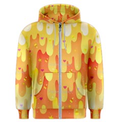 Candy Corn Slime Men s Zipper Hoodie