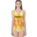 Candy Corn Slime One Piece Swimsuit View1