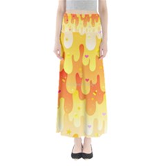 Candy Corn Slime Full Length Maxi Skirt