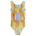 Candy Corn Slime Kids  Cut-Out Back One Piece Swimsuit View2