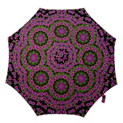 Flowers And More Floral Dancing A Power Peace Dance Hook Handle Umbrellas (small) by pepitasart