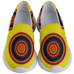 Art Decoration Wallpaper Bright Kid s Lightweight Slip Ons by Nexatart