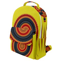 Art Decoration Wallpaper Bright Flap Pocket Backpack (small)