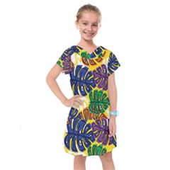 Design Decoration Decor Pattern Kids  Drop Waist Dress by Nexatart