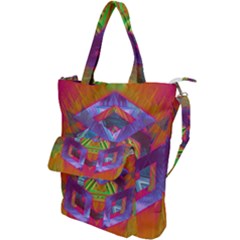 Glitch Glitch Art Grunge Distortion Shoulder Tote Bag