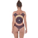 Ornamental Shape Concentric Round Short Sleeve Leotard  View2