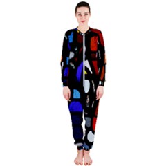 Art Bright Lead Glass Pattern Onepiece Jumpsuit (ladies)  by Nexatart