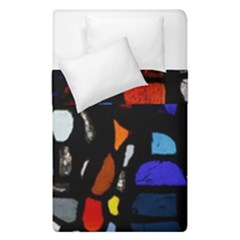 Art Bright Lead Glass Pattern Duvet Cover Double Side (single Size) by Nexatart