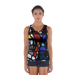 Art Bright Lead Glass Pattern Sport Tank Top  by Nexatart