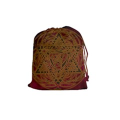 Beautiful Art Pattern Drawstring Pouch (medium) by Nexatart