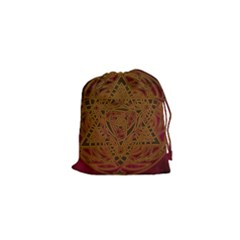 Beautiful Art Pattern Drawstring Pouch (xs) by Nexatart