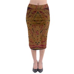 Beautiful Art Pattern Midi Pencil Skirt by Nexatart