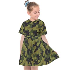 Camouflage 04 Kids  Sailor Dress by quinncafe82