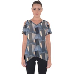 3d Pattern Texture Form Background Cut Out Side Drop Tee by Nexatart