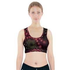 Background Texture Pattern Sports Bra With Pocket by Nexatart