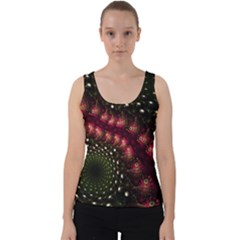 Background Texture Pattern Velvet Tank Top