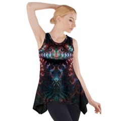 Background Texture Pattern Side Drop Tank Tunic by Nexatart