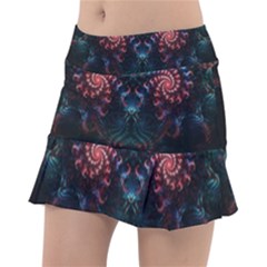 Background Texture Pattern Tennis Skirt