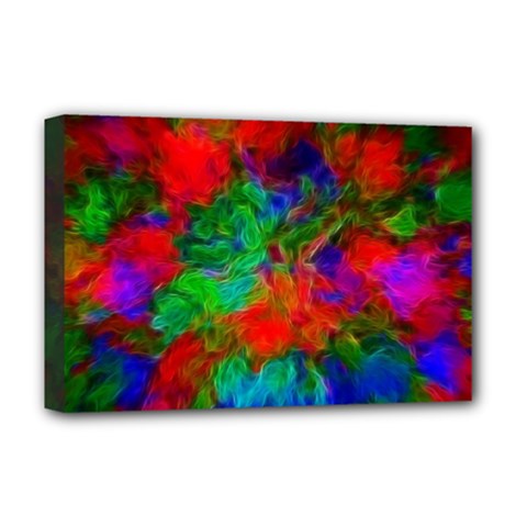 Color Art Bright Decoration Deluxe Canvas 18  X 12  (stretched) by Nexatart